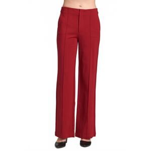 NEW APNY pin tucked zip pant in cherry